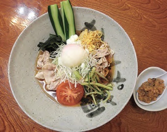きゅうり生産日本一の須賀川が生み出した。その名も「かっぱ麺」！